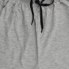 Boys Light Heather Grey Side Striped Bermuda Shorts, Melange Light Grey, small image number null